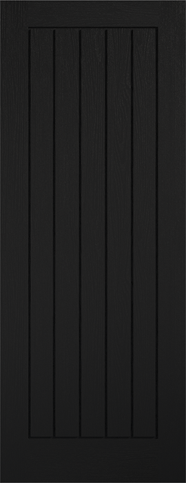 Black Mexicano Pre-Finished FD30 Fire Door - The Wooden Door Company