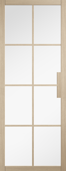 Blonde Oak Malvern Pre-Finished Glazed Internal Door - The Wooden Door Company
