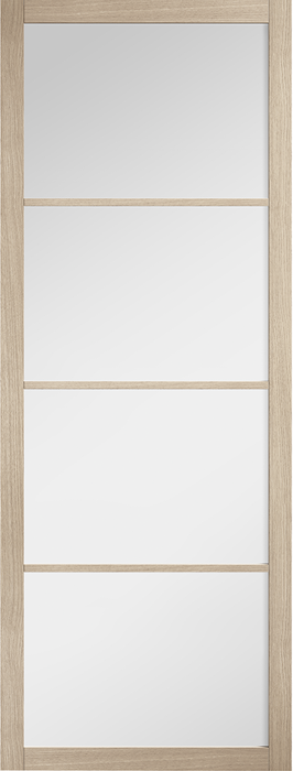 Blonde Oak Soho Pre-Finished Glazed Internal Door - The Wooden Door Company