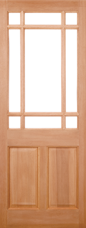 Hardwood Warwick Mortice & Tenon Unfinished External Door - The Wooden Door Company
