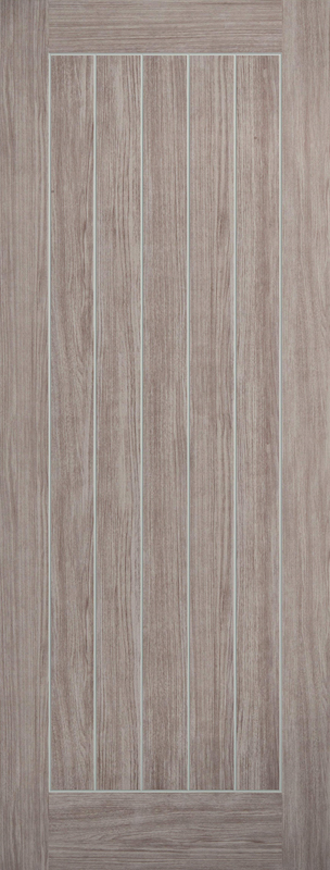 Light Grey Laminate Mexicano Pre-Finished FD30 Fire Door - The Wooden Door Company