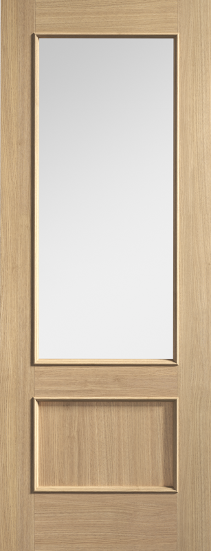 Oak Murcia Pre-Finished Glazed Internal Door - The Wooden Door Company