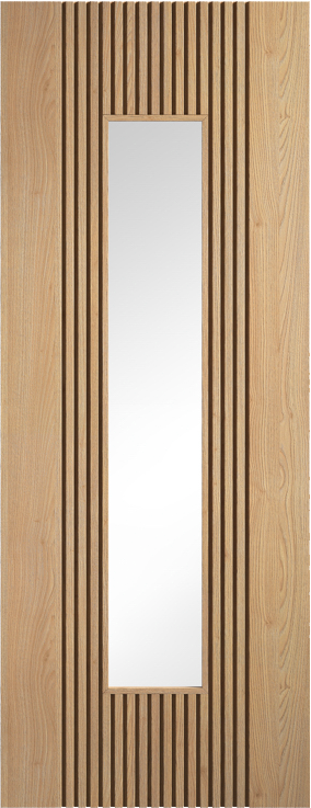 Oak Sydney Pre-Finished Glazed Internal Door - The Wooden Door Company