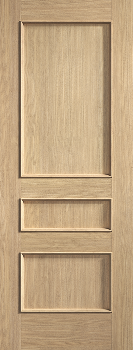 Oak Toledo Pre-Finished FD30 Fire Door - The Wooden Door Company