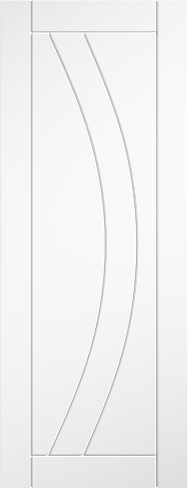 White Girona Primed FD30 Fire Door - The Wooden Door Company
