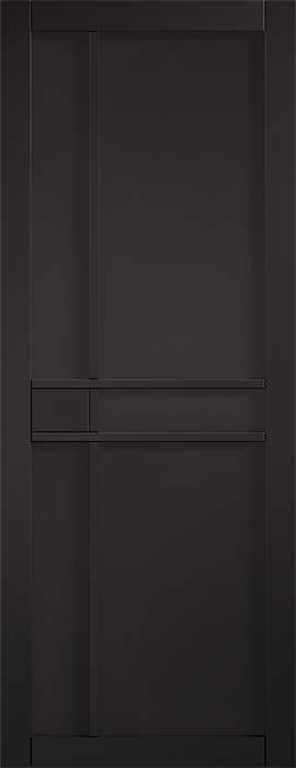 Black Greenwich Pre-Finished Internal Door - The Wooden Door Company