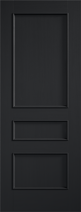 Charcoal Black Toledo Pre-Finished FD30 Fire Door - The Wooden Door Company