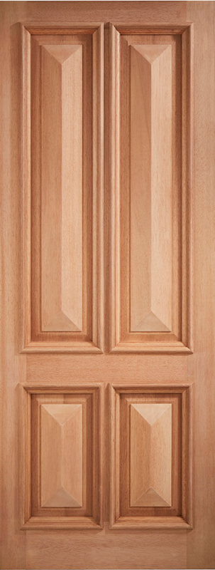 Hardwood Islington Unfinished External Door - The Wooden Door Company