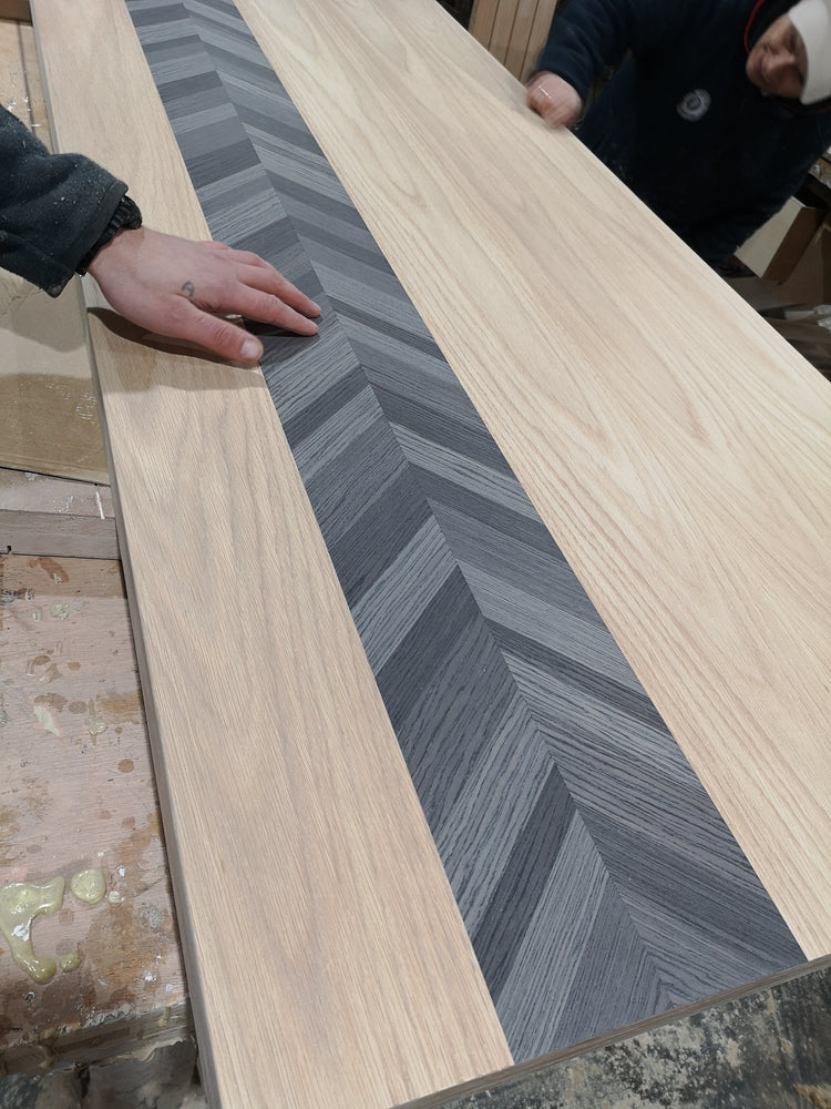 Bespoke Chevron Oak Door