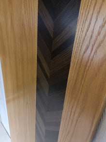 Bespoke Chevron Oak Door