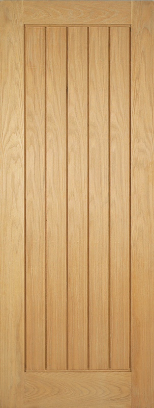 Oak Mexicano Unfinished FD30 Fire Door - The Wooden Door Company