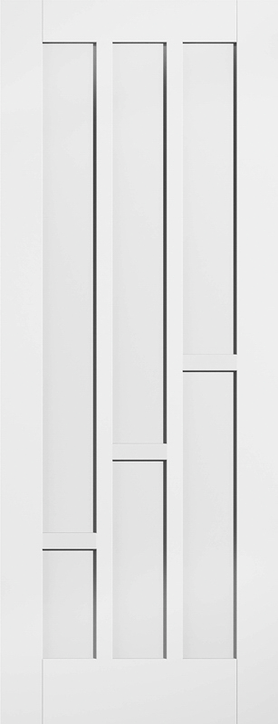 White Coventry Primed FD30 Fire Door - The Wooden Door Company