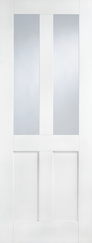 White London Primed Glazed Internal Door - The Wooden Door Company