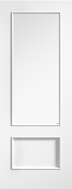 White Murcia Primed Glazed Internal Door - The Wooden Door Company