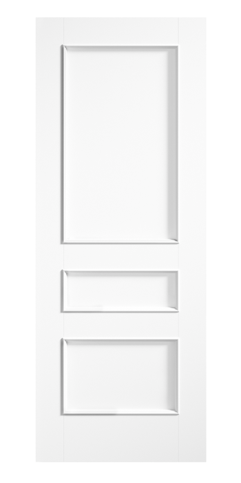 White Toledo Primed FD30 Fire Door - The Wooden Door Company